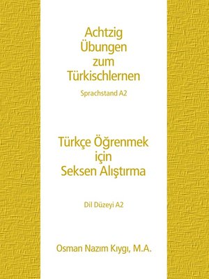 cover image of Achtzig Übungen zum Türkischlernen